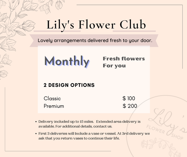 Valentine's Day Lily’s Flower Shop