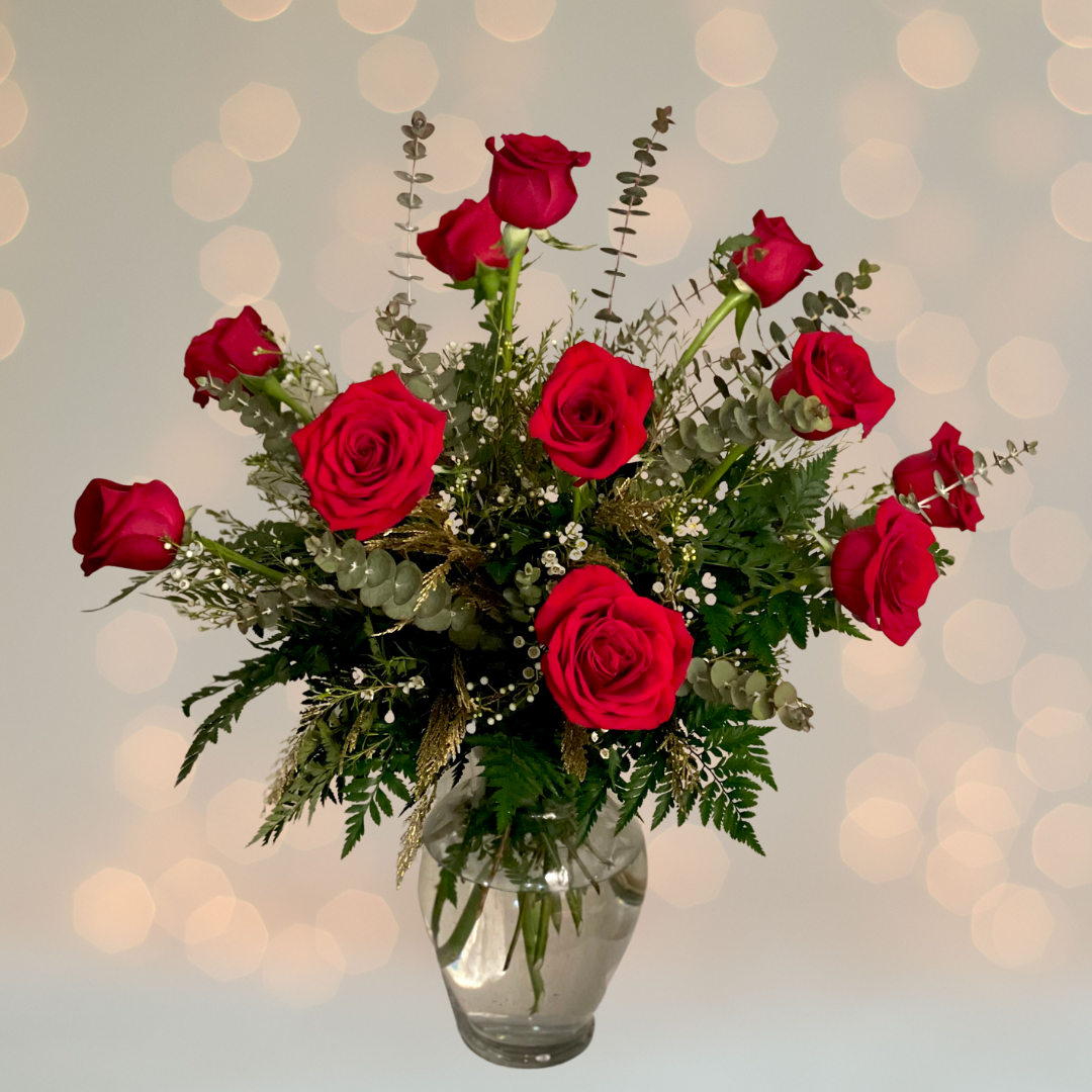 Classic Red Roses Lily’s Flower Shop